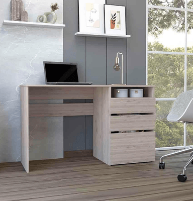 ESCRITORIO NACION MUEBLES MARADONA COLOR MADERA CLARA
