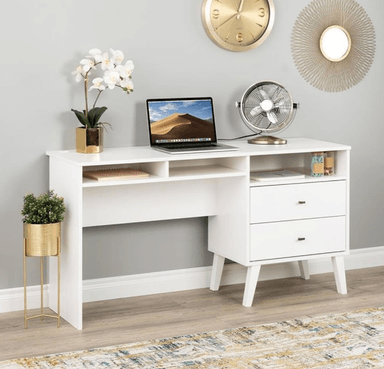 ESCRITORIO NACION MUEBLES OLIVER COLOR BLANCO