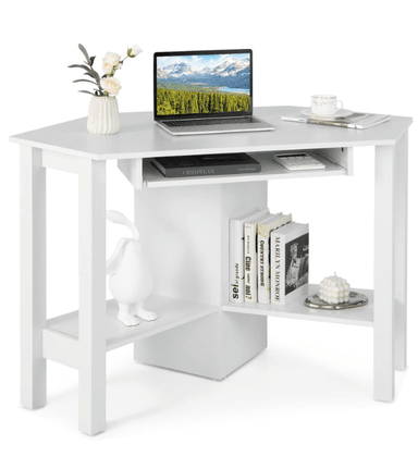 ESCRITORIO NACION MUEBLES TRAVIS COLOR BLANCO - 2