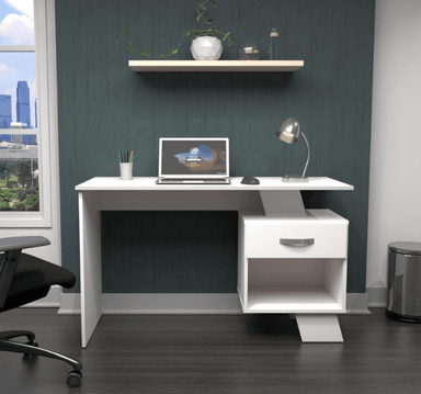 ESCRITORIO NACION MUEBLES TELLI COLOR BLANCO