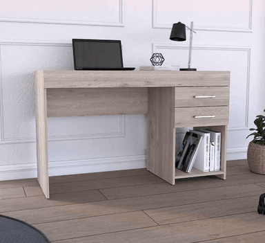 ESCRITORIO NACION MUEBLES HATE COLOR GRIS CLARO