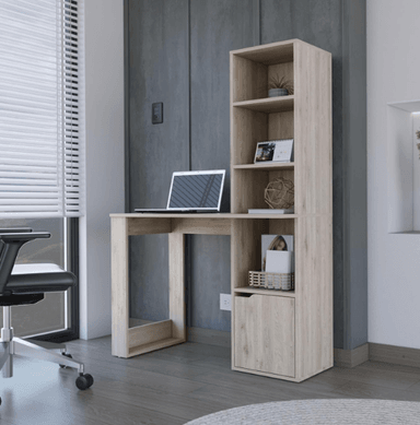 ESCRITORIO NACION MUEBLES DRAKE COLOR GRIS CLARO