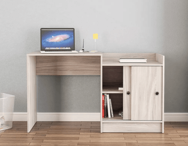 ESCRITORIO NACION MUEBLES RIO COLOR GRIS CLARO