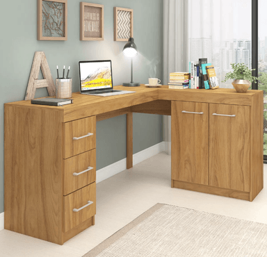 ESCRITORIO NACION MUEBLES BELSY COLOR MADERA