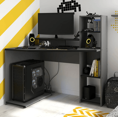 ESCRITORIO NACION MUEBLES WOODY COLOR GRIS