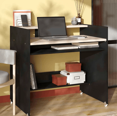 ESCRITORIO NACION MUEBLES KUROKI COLOR NEGRO