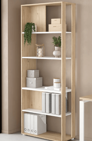 LIBRERO NACION MUEBLES ELECTROLUX COLOR MADERA