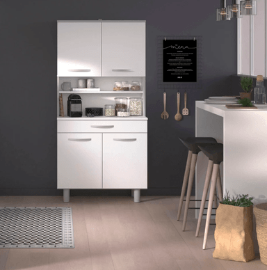 ALACENA NACION MUEBLES AMARILYS COLOR BLANCO