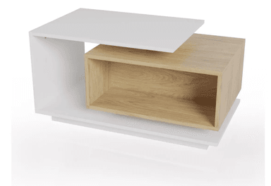 MESA DE CENTRO NACION MUEBLES KOKI COLOR BLANCO