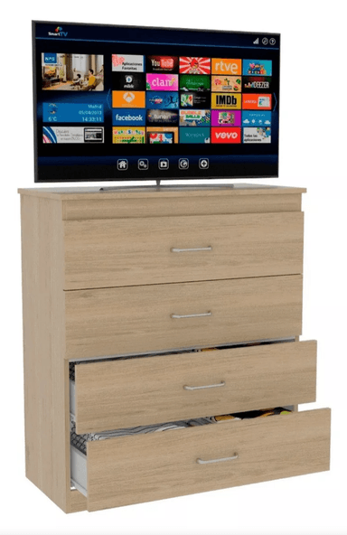 COMODA NACION MUEBLES DIABLO COLOR MADERA