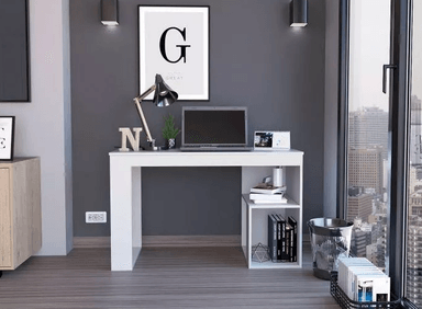 ESCRITORIO NACION MUEBLES MARIN COLOR BLANCO