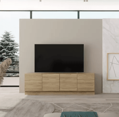 MUEBLE PARA TV NACION MUEBLES 4LIFE COLOR MADERA