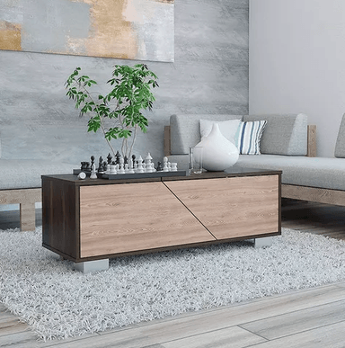 MESA DE CENTRO NACION MUEBLES VERSACHI COLOR MARRÓN