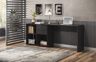 ESCRITORIO NACION MUEBLES DRIP COLOR NEGRO
