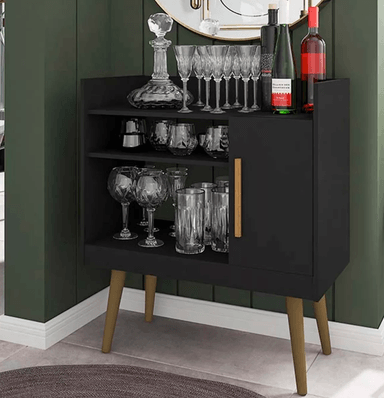 COMODA NACION MUEBLES IZI COLOR NEGRO