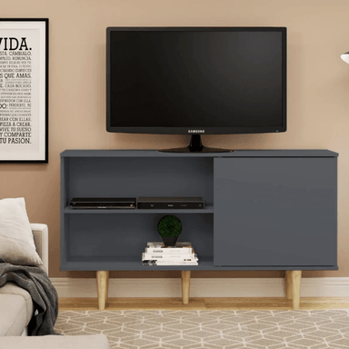 MUEBLE PARA TV NACION MUEBLES COPOS COLOR GRIS