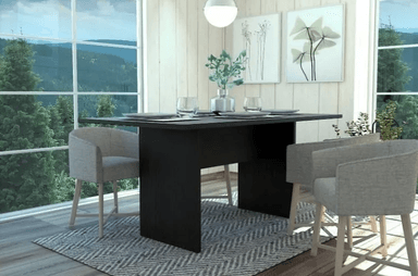 COMEDOR NACION MUEBLES NOCHE COLOR NEGRO