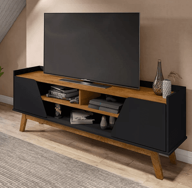 MUEBLES PARA TV NACION MUEBLES PRINC COLOR NEGRO