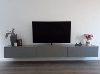 MUEBLES PARA TV NACION MUEBLES TRUCK COLOR GRIS