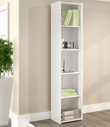 LIBRERO NACION MUEBLES BRIAN COLOR BLANCO