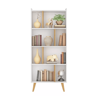 LIBRERO NACION MUEBLES COMPE COLOR BLANCO - 3