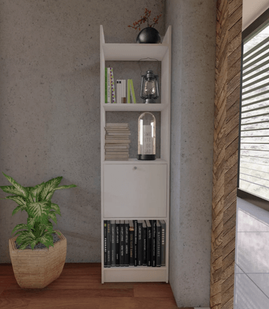 LIBRERO NACION MUEBLES SPOT COLOR BLANCO