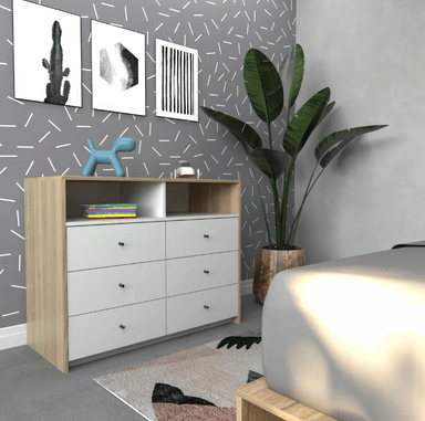 COMODA NACION MUEBLES CHIFA COLOR MULTICOLOR