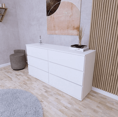 COMODA NACION MUEBLES JINX COLOR BLANCO