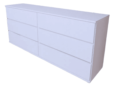 COMODA NACION MUEBLES JINX2 COLOR BLANCO