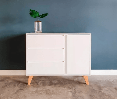 COMODA NACION MUEBLES MODE COLOR BLANCO