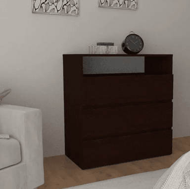 COMODA NACION MUEBLES RLCS COLOR MARRÓN