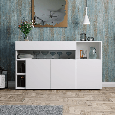COMODA NACION MUEBLES HILDA COLOR BLANCO