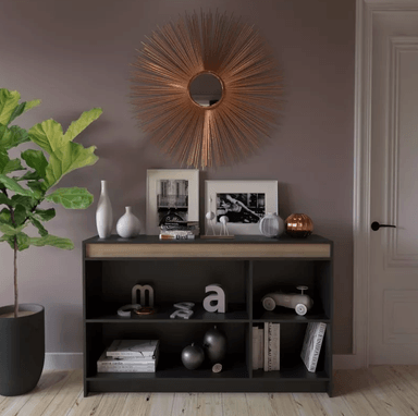 COMODA NACION MUEBLES MINOR COLOR NEGRO