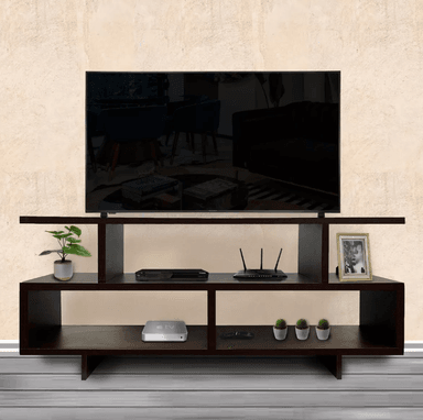 MUEBLE PARA TV NACION MUEBLES BHSD COLOR NEGRO