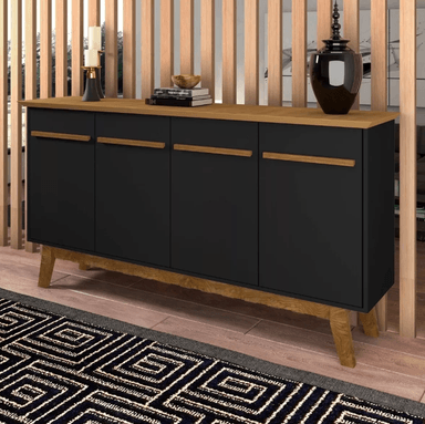 COMODA NACION MUEBLES GTGC COLOR NEGRO