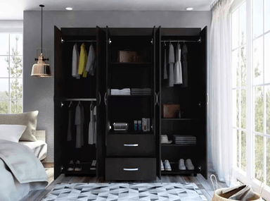 CLOSET NACION MUEBLES AYYT COLOR MARRÓN - 2