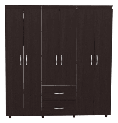 CLOSET NACION MUEBLES AYYT COLOR MARRÓN - 3