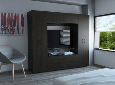 CLOSET NACION MUEBLES PXDA COLOR NEGRO