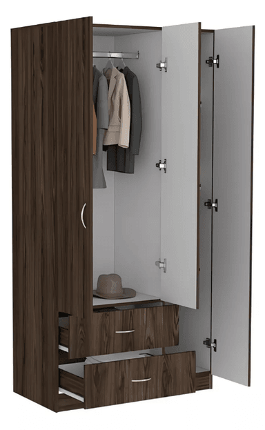 CLOSET NACION MUEBLES IGTG COLOR ROBLE OSCURO - 3