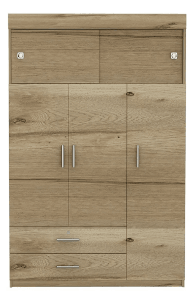 CLOSET NACION MUEBLES IBAC COLOR MADERA - 3