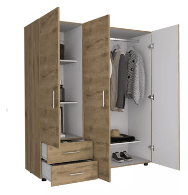 CLOSET NACION MUEBLES TP COLOR MADERA - 4