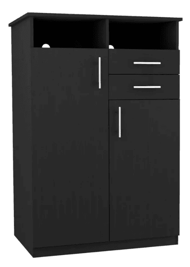 CLOSET NACION MUEBLES GSTH COLOR NEGRO - 2