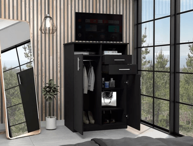 CLOSET NACION MUEBLES GSTH COLOR NEGRO - 4