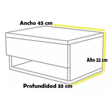 VELADOR WILL FLOTANTE NACION MUEBLES - 3