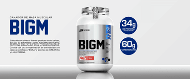 SUPLEMENTO UNIVERSE NUTRITION GANADOR MASA MUSCULAR BIGM 2 KG - 3