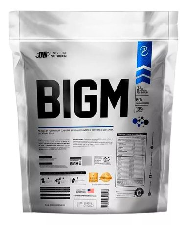 SUPLEMENTO UNIVERSE NUTRITION GANADOR MASA MUSCULAR BIGM 3 KG