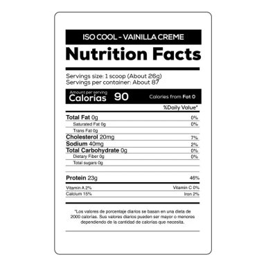 PROTEÍNA ULTIMATE NUTRITION ISO COOL 5 LB CHOCOLATE - 2