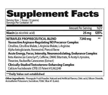 PRE ENTRENO NITRAFLEX GAT SPORT - 30 SERVICIOS - 2