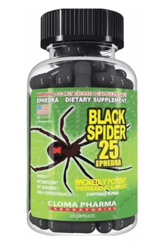 BLACK SPIDER TERMOGENICO 100 CAPSULAS