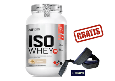 ISO WHEY 90 1KG COOKIES + STRAPS